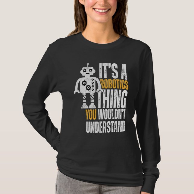 Camiseta É uma robótica (Frente)