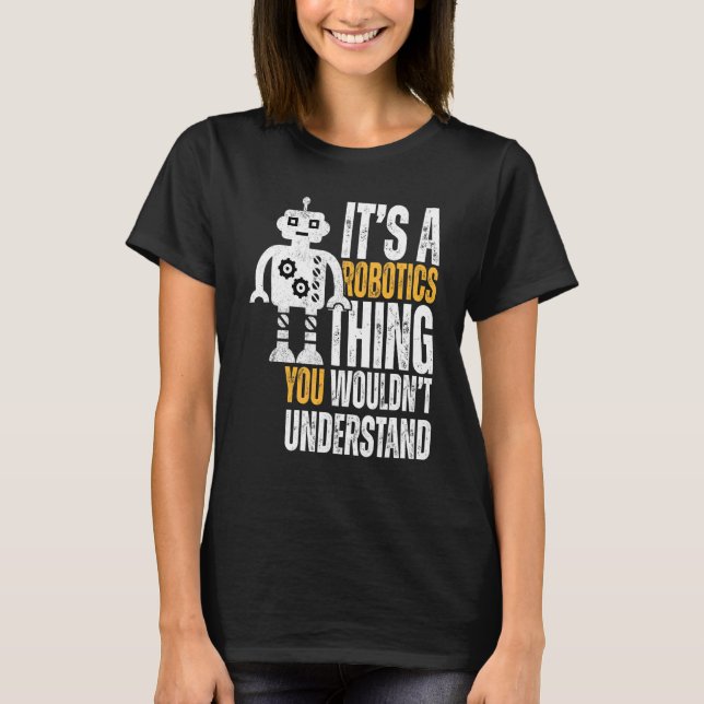 Camiseta É uma robótica (Frente)