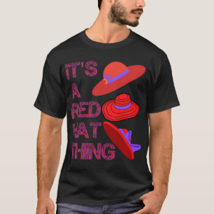 Camiseta É Uma Sociedade Vermelha Do Red Hat Mulheres Clube