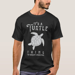 Camiseta É uma tartaruga Engraçada Tartarugas Engraçadas So