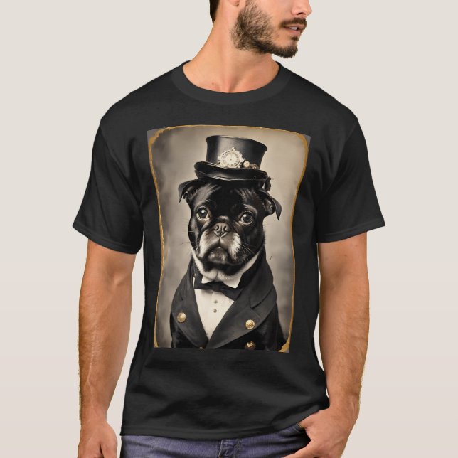 Camiseta É uma vida de #PUG 4 (Frente)