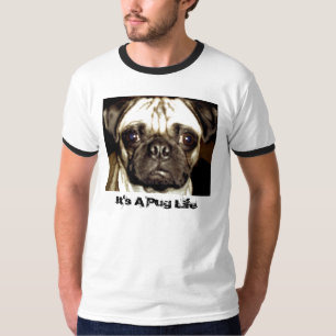 Camiseta É uma vida do Pug