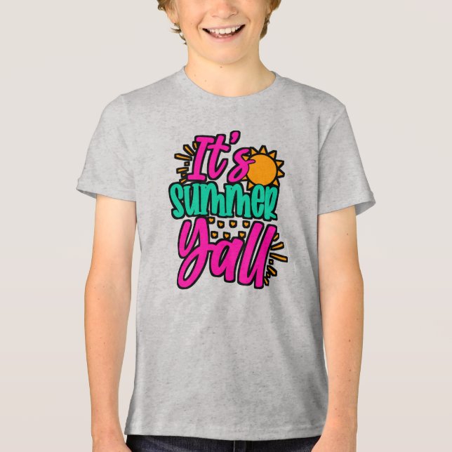 Camiseta É Verão Y'all-54808 (Frente)