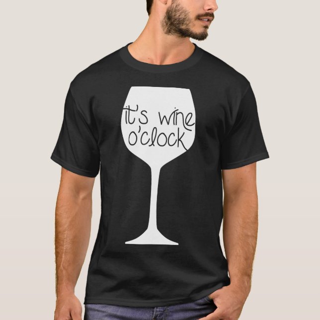 Camiseta É Vinho O Relógio 100 (Frente)
