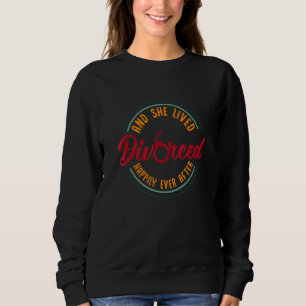 Camiseta E Viveu Feliz Para Sempre Divorciada Divórcio