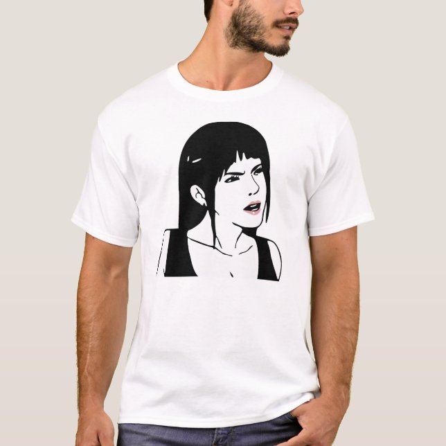 Camiseta É você a cara séria (fêmea) (Frente)