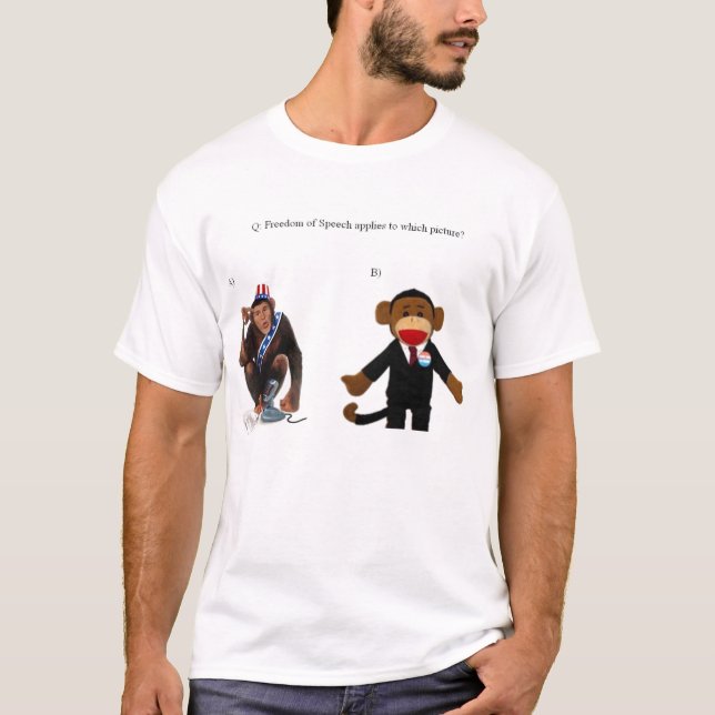Camiseta É você um questionário do libertário (Frente)