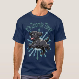 Camiseta É Zoomie Time Black Lab