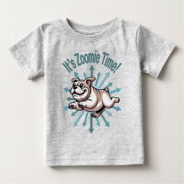 Camiseta É Zoomie Time Bulldog