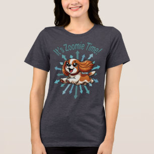 Camiseta É Zoomie Time Cavalier Spaniel