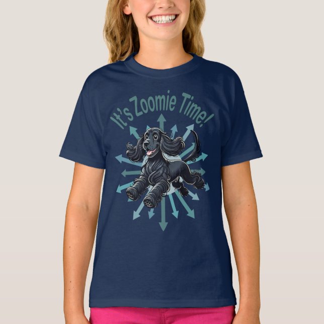Camiseta É Zoomie Time Cocker Spaniel (Frente)