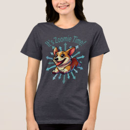 Camiseta É Zoomie Time Corgi