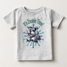 Camiseta É Zoomie Time Miniature Schnauzer