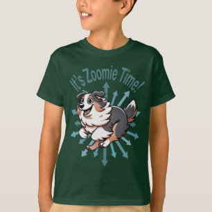 Camiseta É Zoomie Time, Pastor Australiano