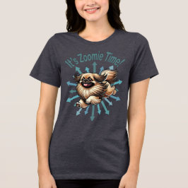 Camiseta É Zoomie Time Pekingese