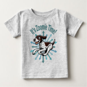 Camiseta É Zoomie Time — Ponteiro Alemão Curto