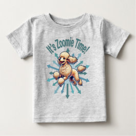 Camiseta É Zoomie Time Poodle