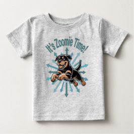 Camiseta É Zoomie Time Rottweiler