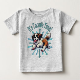 Camiseta É Zoomie Time Santo Bernard