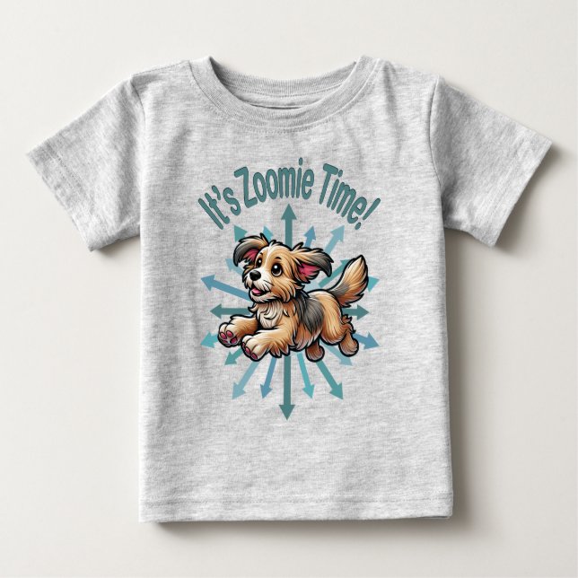 Camiseta É Zoomie Time Small Mutt (Frente)