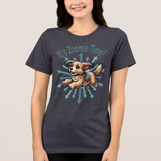 Camiseta É Zoomie Time Small Mutt (Frente)