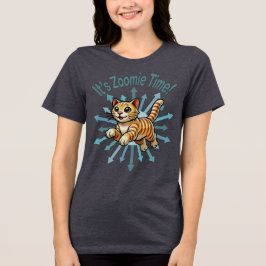 Camiseta É Zoomie Time Tiger Cat