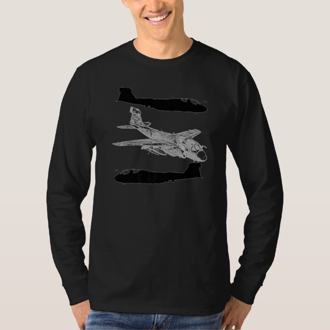 Camiseta Ea 6b: Aeronaves Prowler Electronic Jamming (Frente)