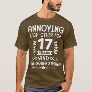 Camiseta Each Other for 17 Years 17th Anniversary Happy Hus