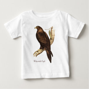 Camiseta Eagle atado cunha. Um pássaro de rapina magnífic