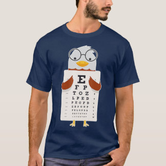 Camiseta Eagle Bird Eye Chart Snellen