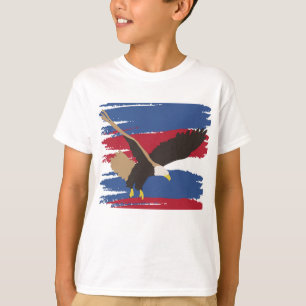 Camiseta Eagle Bird USA Bandeira Americana Patriótica
