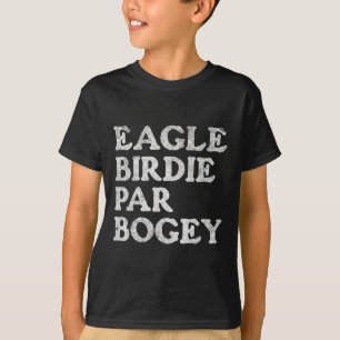 Camiseta Eagle Birdie Par Bogey Engraçado Golf