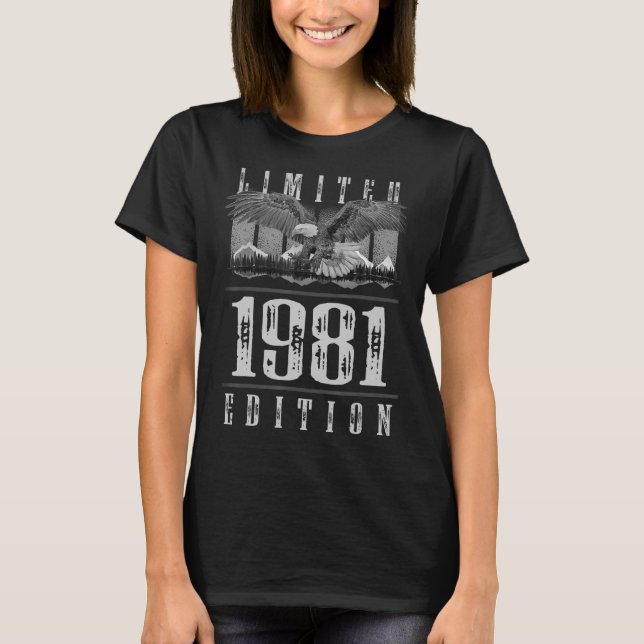 Camiseta Eagle Birthday Design, edição limitada de 1981 (Frente)