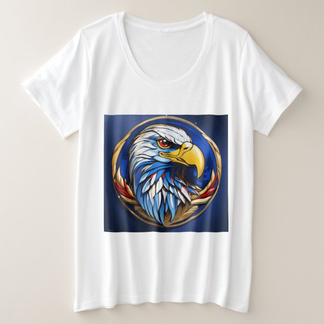 Camiseta Éagle Cristal: Determinação de Embraço (Frente do Design)