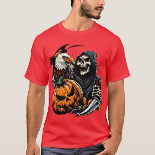 Camiseta "Eagle Crypt Keeper: Guardiões do Real Assombrado