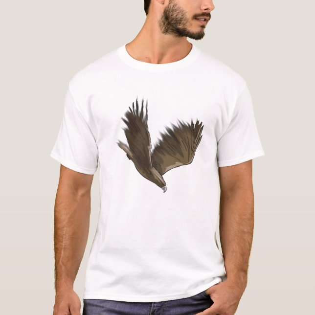 Camiseta Eagle dourado de mergulho (Frente)