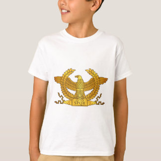 Camiseta Eagle dourado romano