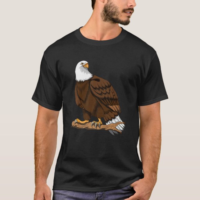 Camiseta Eagle Eagle Sea Eagle Fish Eagle Gripper Bir (Frente)