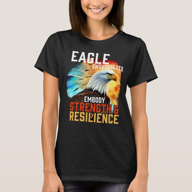 Camiseta Eagle Embody Resistence Bald Eagle (Frente)