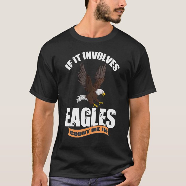 Camiseta Eagle Falconry Me Conta Em Falcão Ou Hawk (Frente)