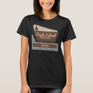 Camiseta Eagle Island State Park Idaho Sinal de Boas-vindas