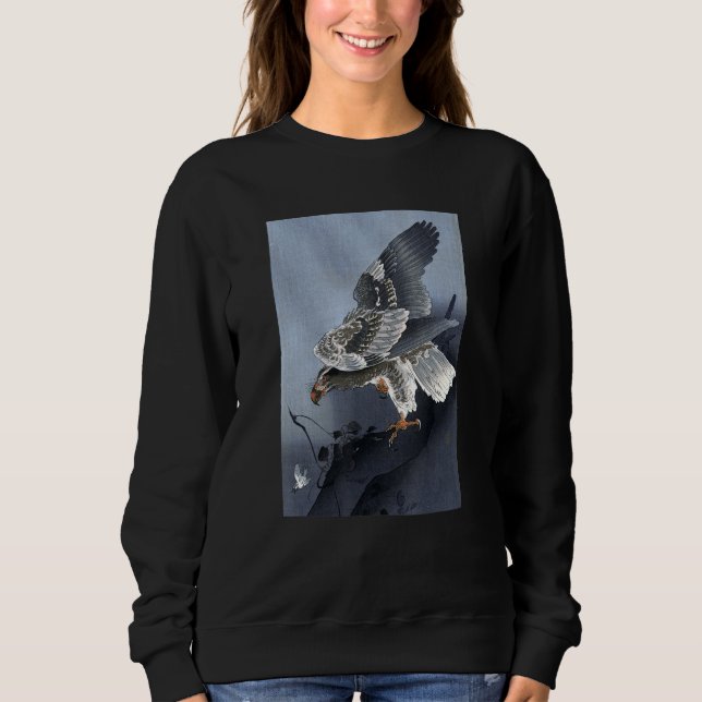 Camiseta Eagle Lurking for Prey by Ohara Koson (Frente)