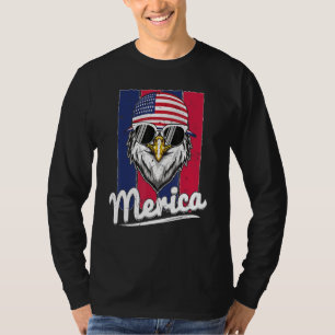 Camiseta Eagle Merican Flag Eagle Patriotic