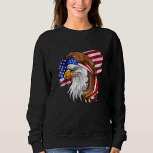 Camiseta Eagle Mulle Men 4 De Julho Americano Flag Usa