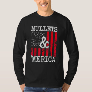 Camiseta Eagle Mullet 4 De Julho Merica American Flag Wome