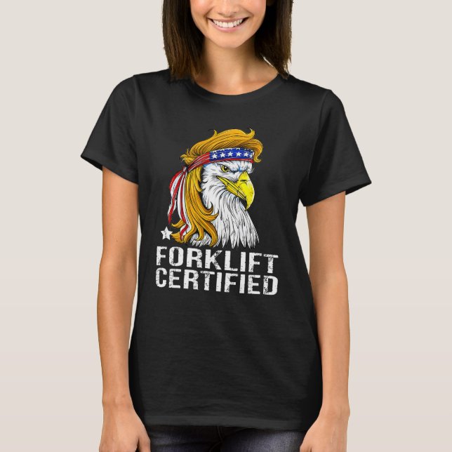 Camiseta Eagle Mullet Forkelevation Certified USA Fork Lift (Frente)