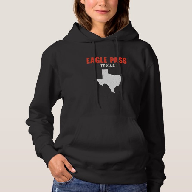 Camiseta Eagle Pass Texas USA State America Travel Texan (Frente)