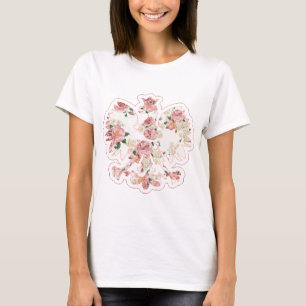 Camiseta Eagle polonês floral