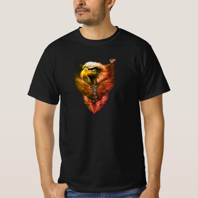 Camiseta Eagle Pride Crystal Emblem Victory (Frente)
