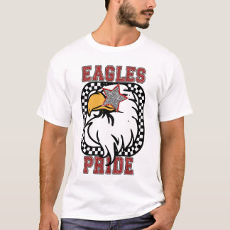Camiseta Eagle Pride Feaux Glitter Roupa
